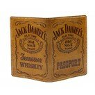 БЕЛЫЙ ЯСЕНЬ Обложка для паспорта Jack Daniels (кожа, тиснение)
