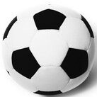 СПИ Подушка-антистресс Мяч чёрно-белый (футбольный)