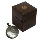 Часы-шар &quot;Хронос&quot; с декоративным компасом, стеклянные в деревянной коробке