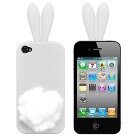 Чехол для iPhone4 "Bunny white