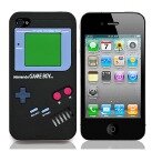 Чехол для iPhone4 "Game boy" (черный)
